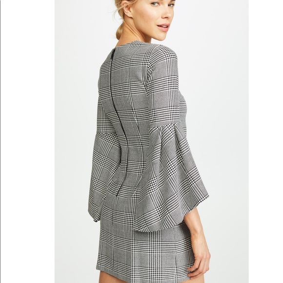 Alice & Olivia Thym Trumpet Sleeve Dress - Picture 4 of 8